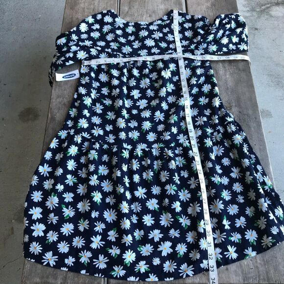 Old Navy Blue Floral Swing Dress NEW NWT‎ Size Large 10 12 Daisy Print - Picture 9 of 9